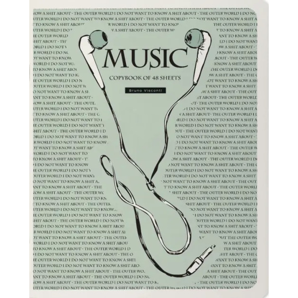 Тетрадь Soundmania, 48 листов, клетка, А5, в ассортименте