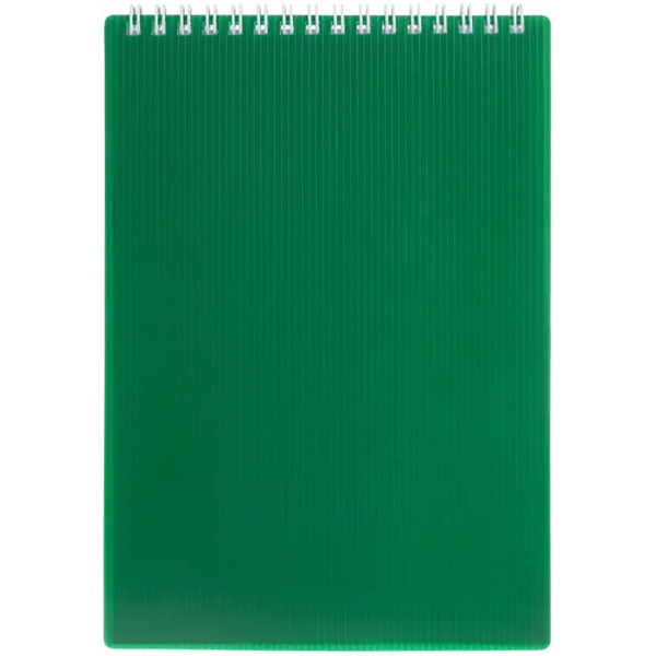 Блокнот Velvet, зеленый, А5, 80 листов, клетка