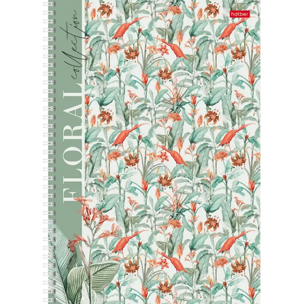 Тетрадь Floral coolection, А4, 80 листов, клетка