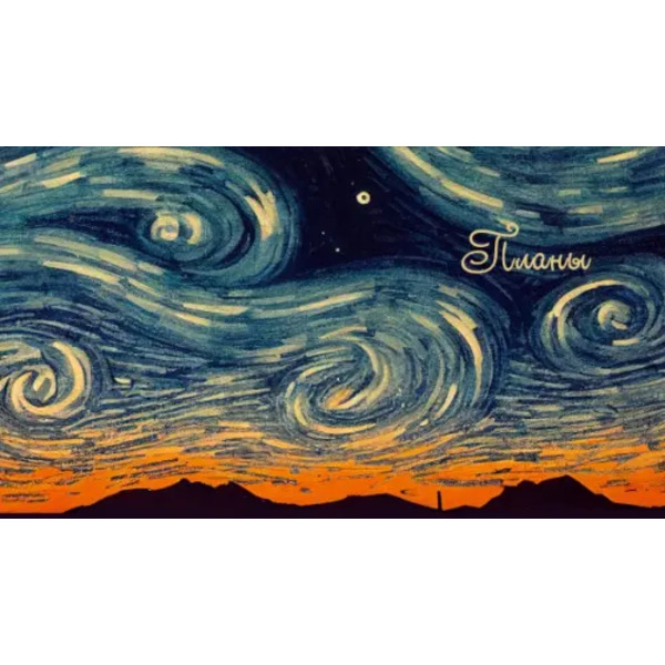 Планинг карманный недатированный Звездные вихри, 64 листа