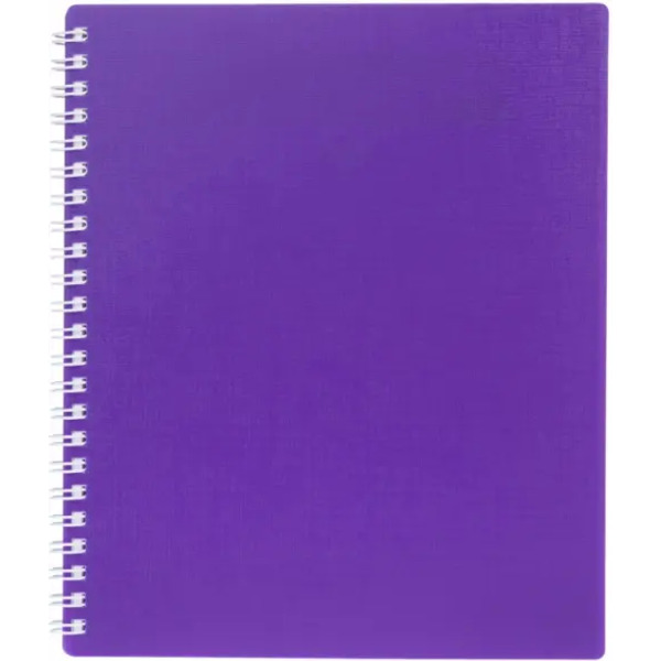 Тетрадь Canvas Фиолетовая, 80 листов, клетка, гребень