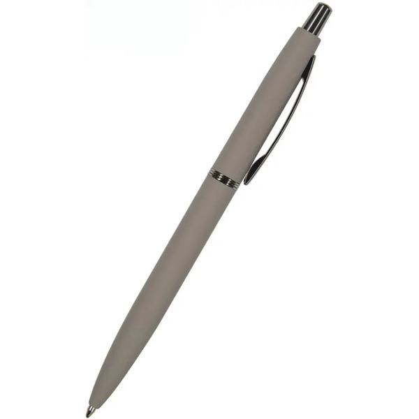 Ручка шариковая автоматическая San Remo, синяя, цвет корпуса серый, в футляре