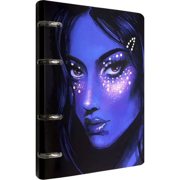 Тетрадь на кольцах Эйфория, 100 листов, клетка