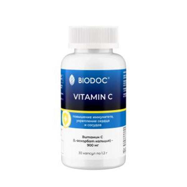BIODOC, Витамин С (L-аскорбат кальция), капсулы, 30 шт.