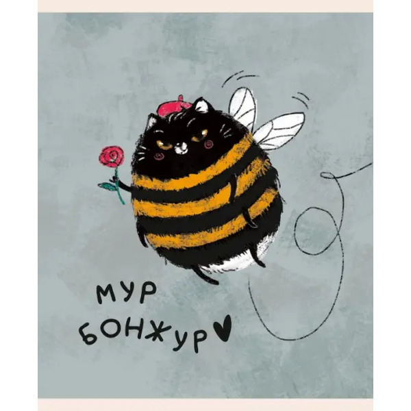 Тетрадь КОТОшмель, 48 листов, клетка, в ассортименте