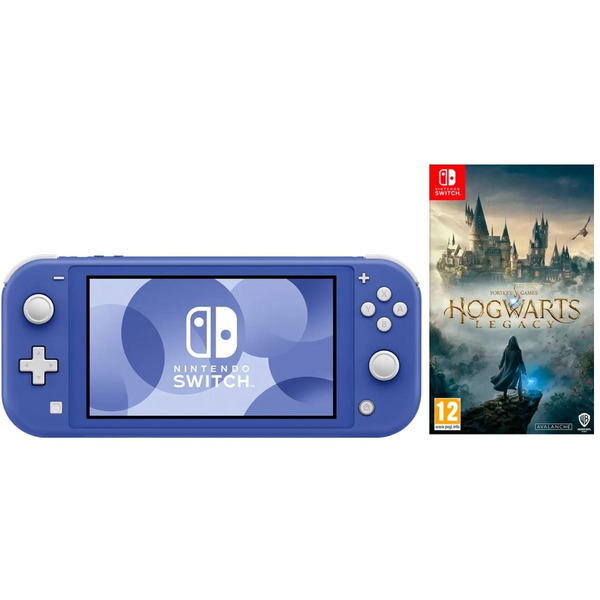 Игровая приставка Nintendo Switch Lite Blue (синий) + Игра Hogwarts Legacy