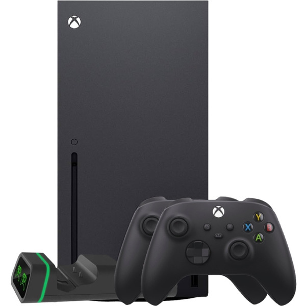 Microsoft XBOX Series X + 2-й геймпад (Carbon Black) + зарядная станция