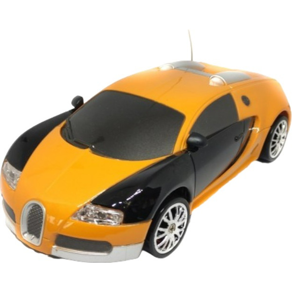 Радиоуправляемая модель для дрифта HuangBo Toys Bugatti Veyron 4WD 1к24 (666-227-ORANGE)