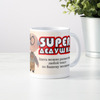 Кружка *Супер Дедушка* с вашей надписью