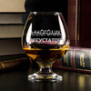 Бокал для коньяка «Не Алкоголик, а ДЕГУСТАТОР»