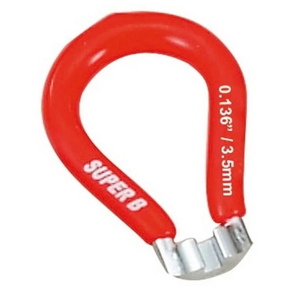 Ключ ниппельный SUPER B 0,136"/3.5 мм, красный, SB0001