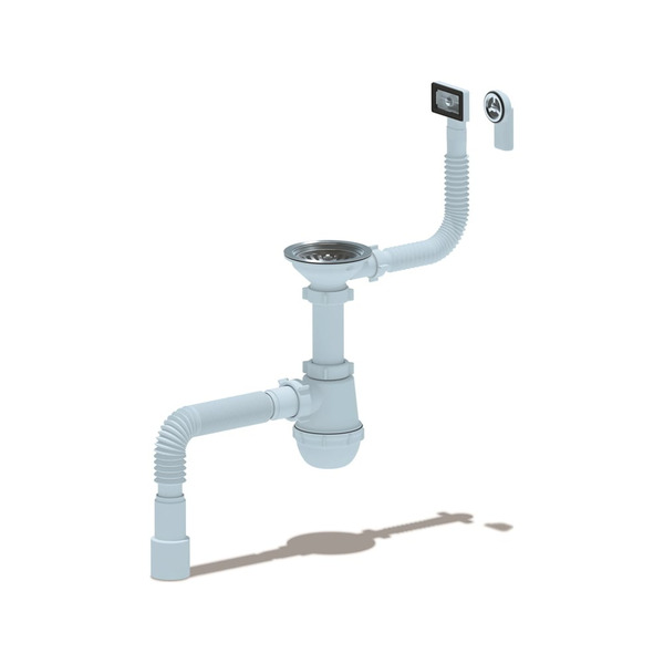 Сифон для кухонной мойки АНИ Пласт Грот A0145DIY