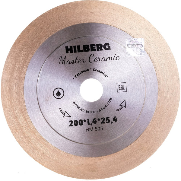 Отрезной диск алмазный Hilberg Master Ceramic HM505