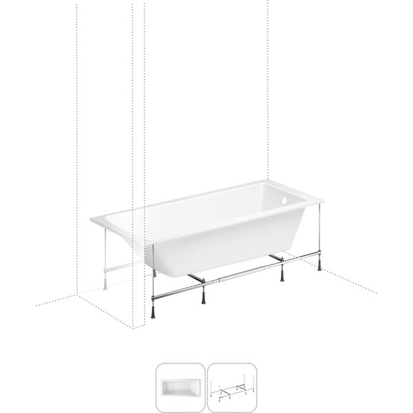 Акриловая ванна Lavinia Boho One S1-37010075