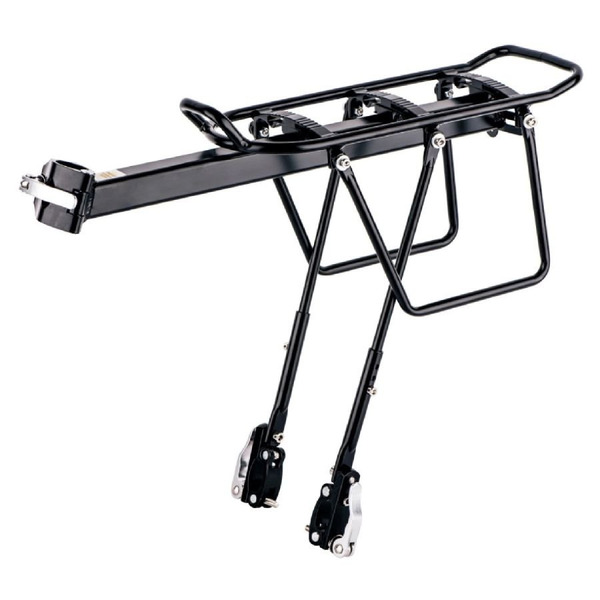 Багажник STELS 24"-28" BLF-H33 универсальный, алюминиевый, чёрный, быстросъёмный, 010014