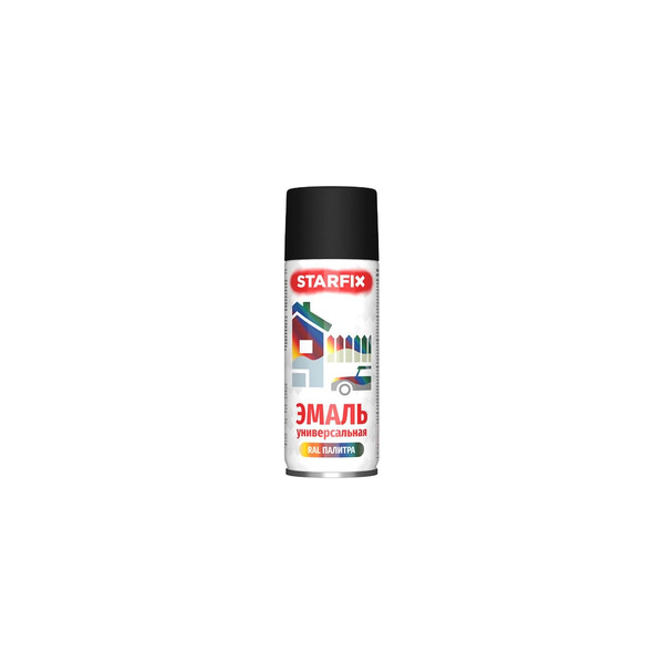 Универсальная аэрозольная краска-эмаль STARFIX SM-103039-1