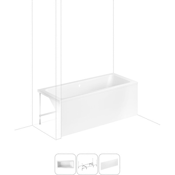 Акриловая ванна Lavinia Boho Pure S2-37100080