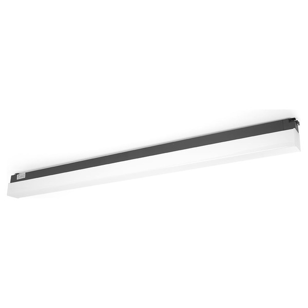 Трековый светодиодный линейный светильник FERON al120 RetailRay однофазный, на шинопровод, 40w, 4000k, 160 градусов, черный 48569